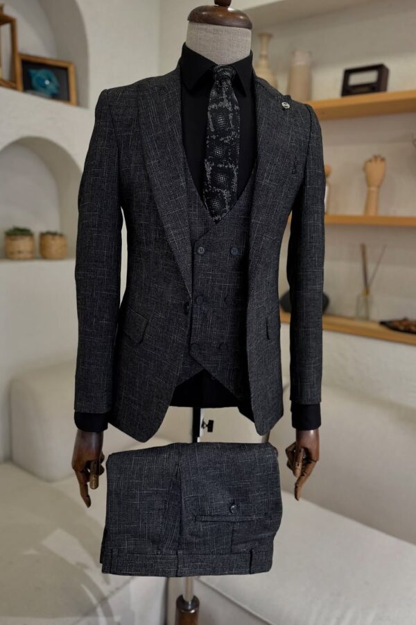 The Dublin Dusk Black Three Piece Suit